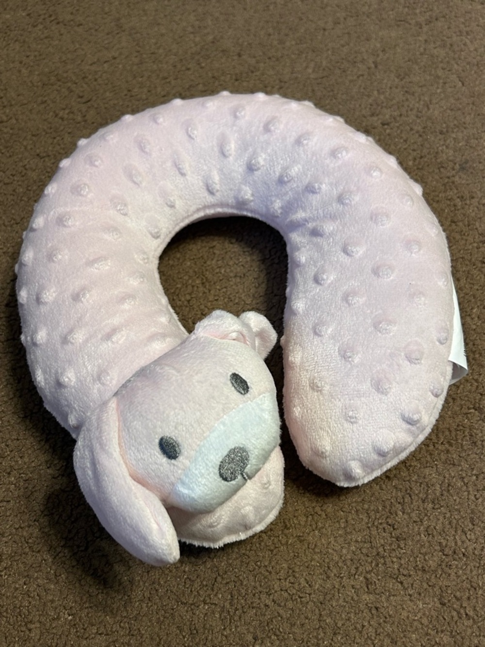 Soft Pink Baby Blanket & Neck Pillow Set - Picture 3 of 5